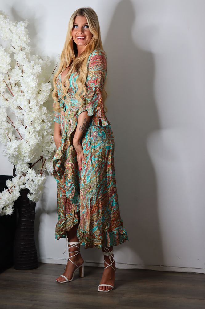 BOHO WRAPDRESS - MIX - Afbeelding 3